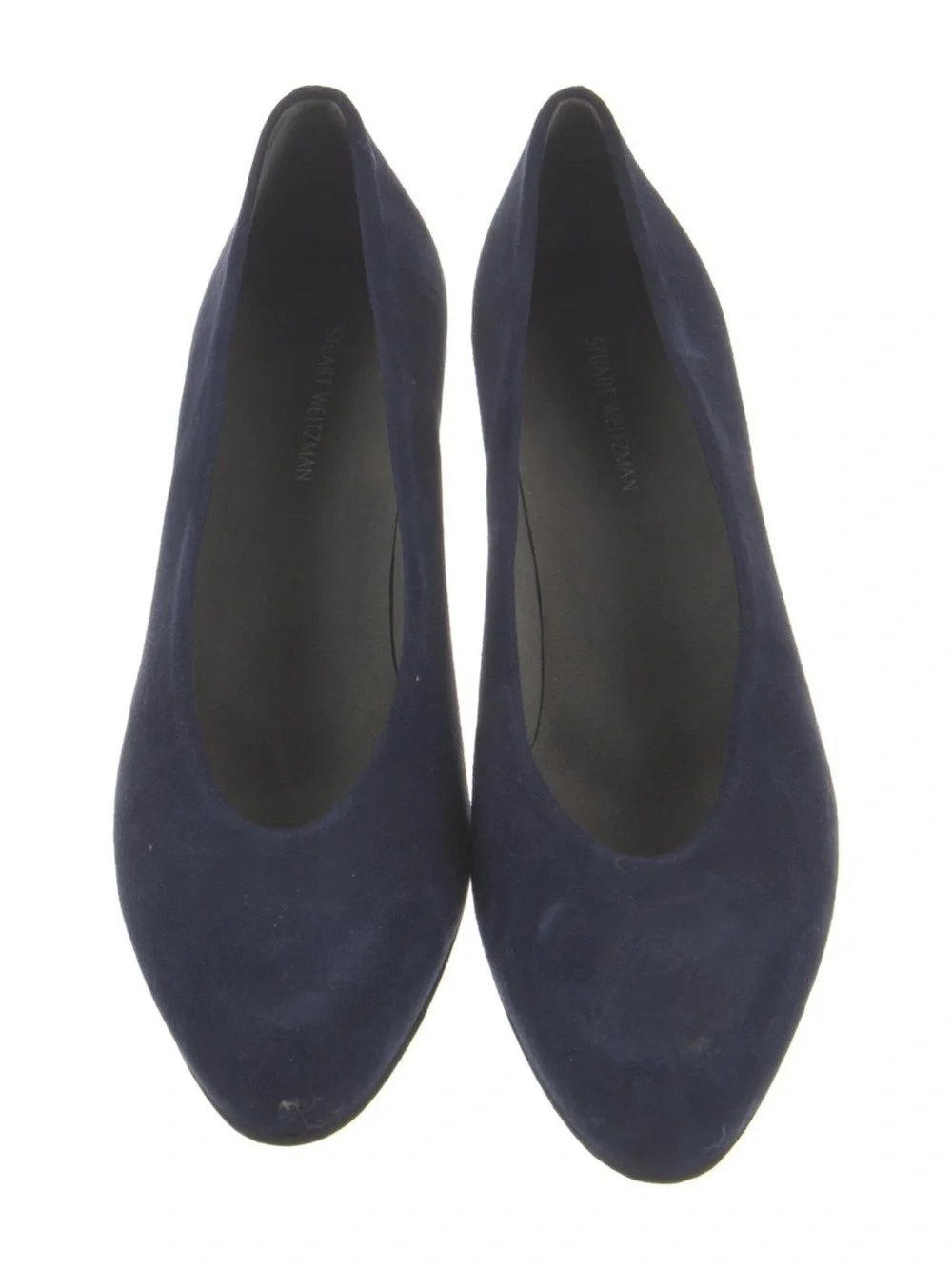 Stuart Weitzman Navy Suede Pump